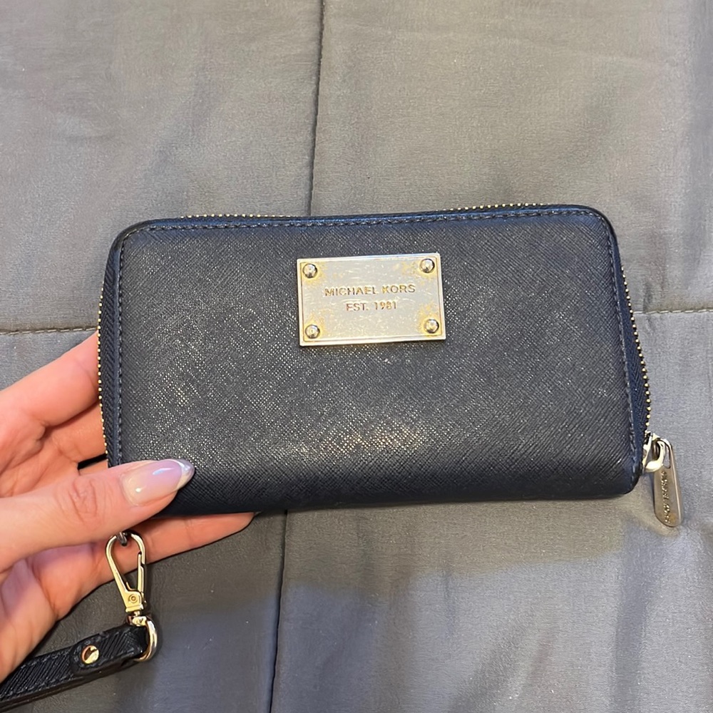 Michael Kors Navy blue wallet